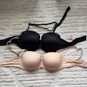 VS Pink Convertible Pushup Bra Set